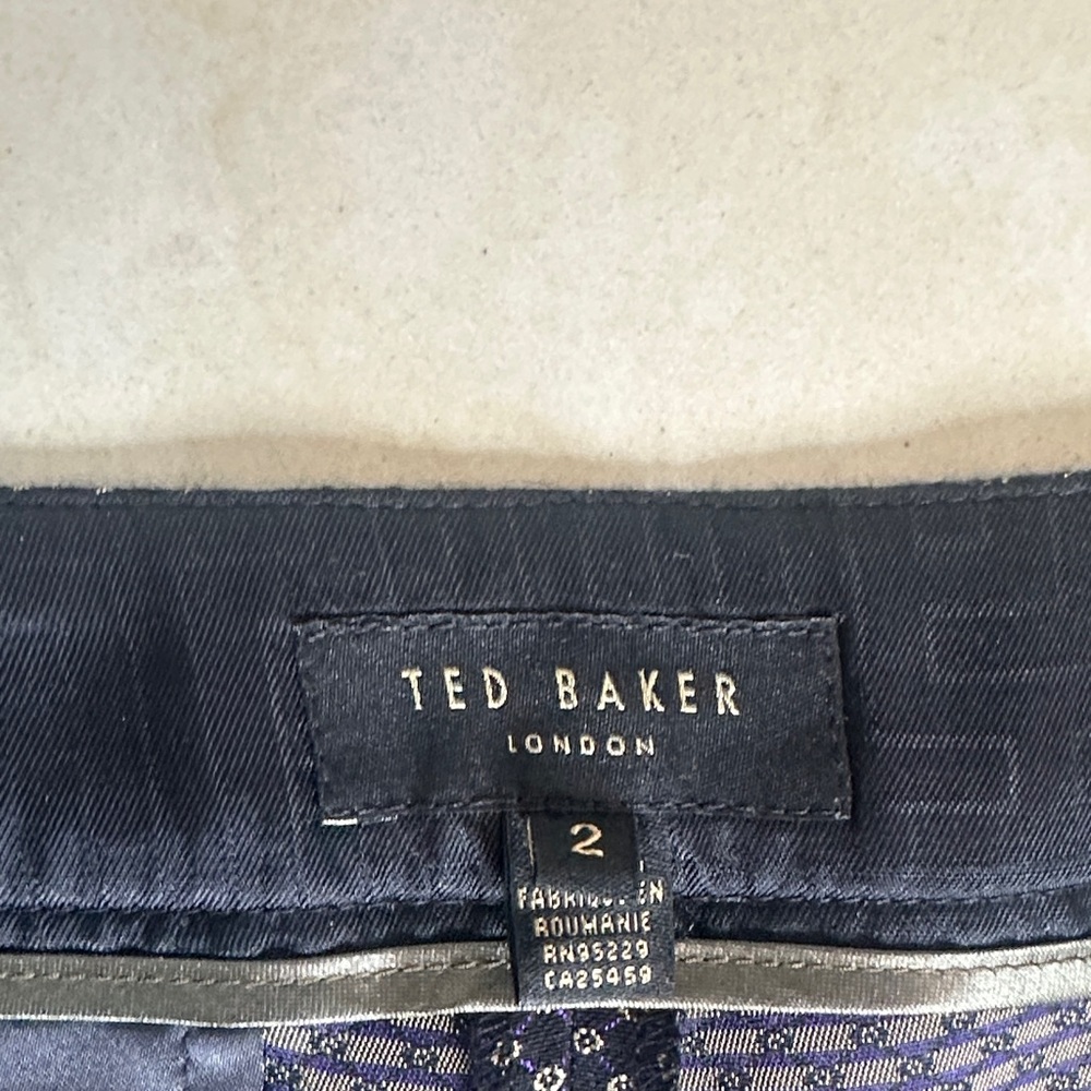 Ted Baker Black Patterned Pants - image 3